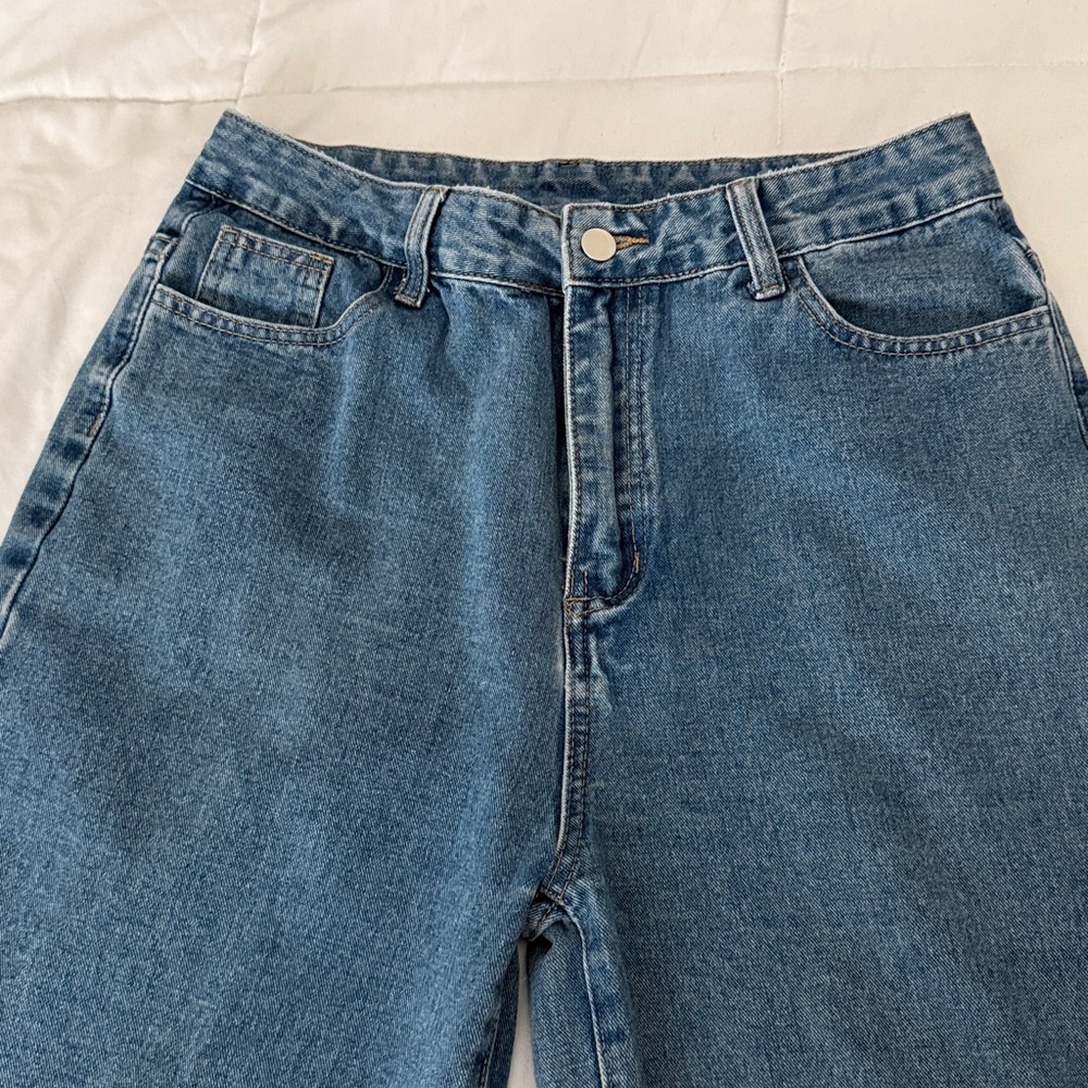 SHEIN Light Blue Denim Jeans